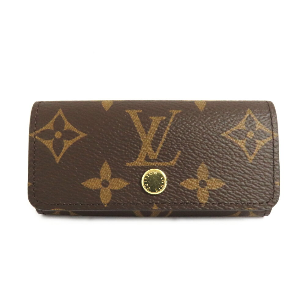 【名古屋】【LOUIS VUITTON】ルイヴィトン キーケース ミュルティクレ4 M69517 モノグラム ブラウン ゴールド金具 4連 鍵 レザー 小物 レディース メンズ【新品】【未使用】【中古】
