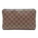 【栄】【LOUIS VUITTON】ルイヴィトン サンルイ セカンドバッグ N51993 ダミエ ブラウン ゴールド金具 メンズ 男性 保存袋【中古】