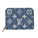 【最大3万円割引クーポン 5/1~】【天白】【LOUIS VUITTON】ルイヴィトン モノグラム ジッピーコインパース コインケース ジャガード ゴールド金具...