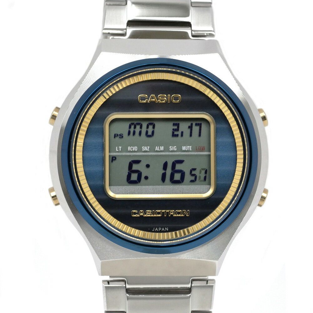 【最大4万円割引クーポン 5/28 10:00~】【名東】【CASIO】カシオ カシオトロン カシオウォッチ50周年記念モデル TRN-50SS-2AJR メタルバンド デジタル タフソーラー メンズ 男 腕時計【新品】【未使用】【中古】