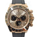 【最大3万円割引クーポン 5/1~】【栄】【ROLEX】ロレックス デイトナ 126515LN サンダスト ブライトブラック 腕時計 ローズゴールド RG ラバ...