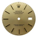 【天白】【ROLEX】ロレックス 文字盤 針 シャンパンゴールド デイトジャスト用 パーツ 部品 トリチウム バーインデックス 小物 その他【中古】