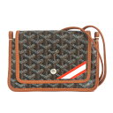 【最大3万円割引クーポン 5/1~】【名古屋】【GOYARD】ゴヤール プリュメ ポーチウォレット ブラック ナチュラル 財布 カードケース クロスボディ 斜め...