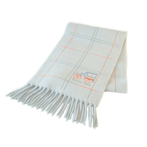 【最大3万円割引クーポン 5/9 20:00~】【栄】【HERMES】エルメス H259149S クラン ブロデ ベルリンヌ カシミヤマフラー カシミヤ100% カシミア グレー系 全長約140cm 小物 その他 箱【中古】 【最大3万円割引クーポン 5/9 20:00~】【栄】【HERMES】エルメス H259149S クラン ブロデ ベルリンヌ カシミヤマフラー カシミヤ100% カシミア グレー系 全長約140cm 小物 その他 箱【中古】