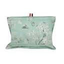 【名東】【THOM BROWNE】トムブラウン スモールピロークラッチバッグ 花柄 グリーン 薄緑色 レディース その他【新品同等】【中古】