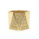 【最大3万円割引クーポン 5/9 20:00~】【栄】【JEWELRY】ジュエリー 指輪 リング ダイヤモンド0.98ct K18YG イエローゴールド 約24...