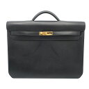 【最大3万円割引クーポン 5/1~】【天白】【HERMES】エルメス ケリーデペッシュ36 ハンドバッグ Z刻印 エヴァーグレイン ブラック ゴールド金具 ビジ...