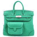 【最大3万円割引クーポン 5/1~】【天白】【HERMES】エルメス バーキン25 カーゴ W刻印 ハンドバッグ ヴェールヴェルティゴ トワルゴエラン スイフト...