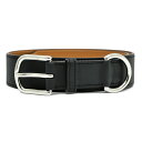 【名東】【HERMES】エルメス ベルト サントノーレ ライト 35 80cm ブラック ゴールド シルバー金具 W刻印 小物 メンズ レディース その他【新品...