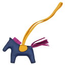 【名東】【HERMES】エルメス ロデオPM ブルーサフィール ローズパープル ナチュラルサブレ ネイビー系 アニョーミロ A刻印 バッグチャーム 小物【中古】