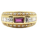 【栄】【JEWELRY】ジュエリー 指輪 リング ルビー0.19ct ダイヤモンド0.41ct/0.13ct 約11号 K18YG イエローゴールド 色石 カラーストーン 女性 レディース 約5.0g 超音波洗浄済 本体のみ【中古】(4)