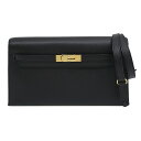 【最大3万円割引クーポン 5/1~】【栄】【HERMES】エルメス バッグ Kelly Elan ケリーエラン ブラック/ゴールド金具 K刻印 2025年 ヴォ...