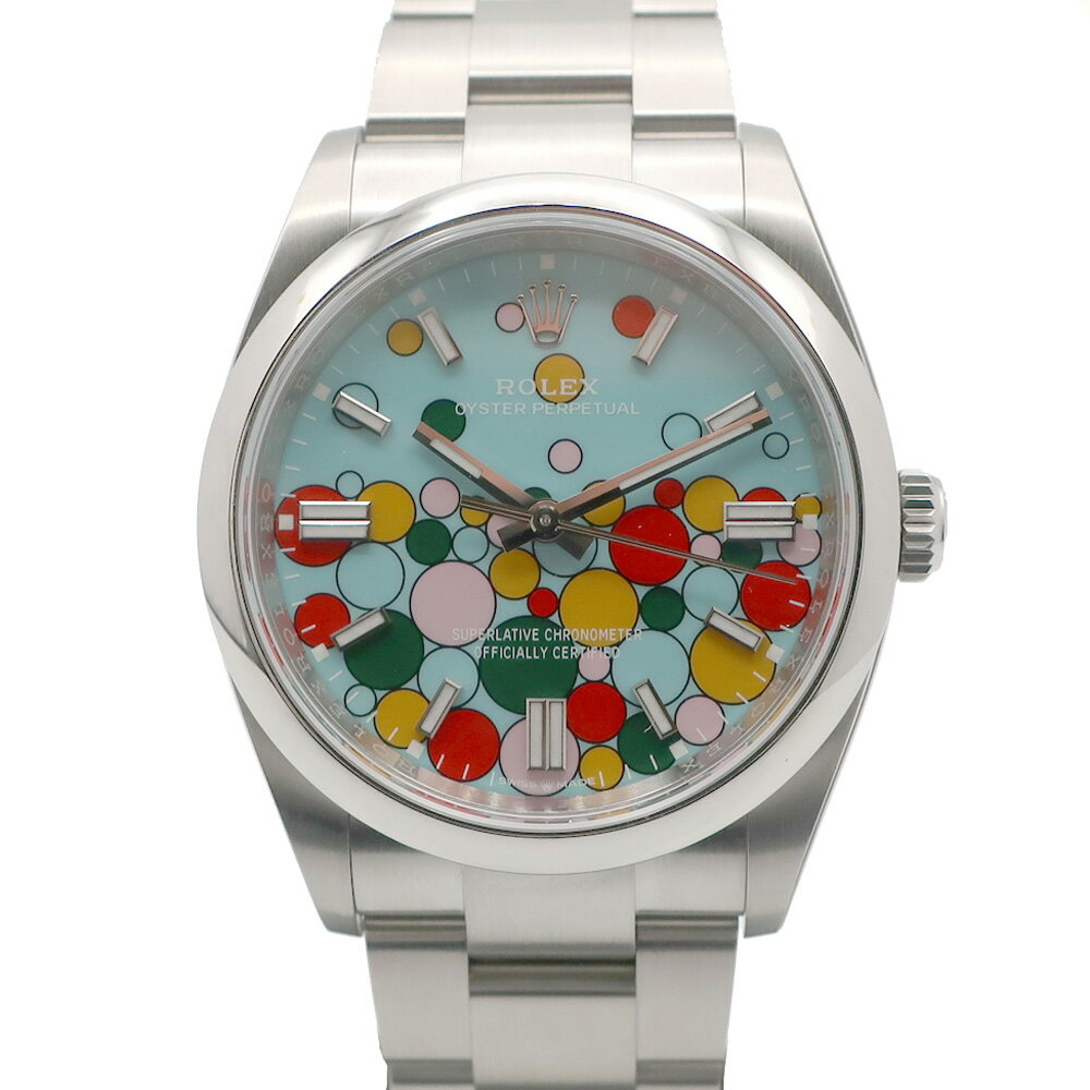 【最大3万円割引クーポン 5/1~】【天白】【ROLEX】ロレックス オイスターパーペチュアル セレブレーション文字盤 126000 36mm オイスタースチール 自動巻 メンズ 腕時計 箱 保証書 【新品】【未使用】【中古】