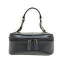 【名東】【GUCCI】グッチ バニティポーチ ハンドバッグ ホースビット レザー ブラック 黒色 032.106.041 レディース メンズ【中古】