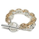 【名古屋】【HERMES】エルメス ブレスレット シェーヌダンクルダブル GM13コマ MM17コマ 13リンク 17リンク Ag925 PG シルバー ピンク...