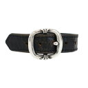 【最大3万円割引クーポン 5/1~】【天白】【CHROME HEARTS】クロムハーツ ガンスリンガータイニー CHクロス ブレスレット 表記サイズ9 ブラック...
