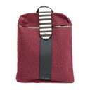 【天白】【HENRI BENDEL】ヘンリベンデル リュック デイバッグ ワインレッド ゴールド金具 キャンバス レディース バッグ 鞄【中古】
