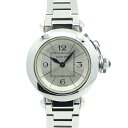 【栄】【CARTIER】カルティエ W3140007 ミスパシャ 腕時計 ステンレススチール SS レディース【中古】