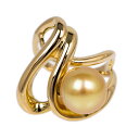 【名東】【JEWELRY】リング 12号 K18 パール 10mm 18金 ゴールド 10.0g 指輪 真珠 ジュエリー 高級【中古】(4)