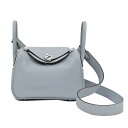 【最大3万円割引クーポン 5/1~】【名東】【HERMES】エルメス リンディ ミニ ヴェルソ グリパンタン/キャバン シルバー金具 ヴォースイフト K刻印 新...