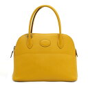 【最大3万円割引クーポン 5/1~】【名東】【HERMES】エルメス ボリード27 ヴォーエプソン ジョーヌアンブル シルバー金具 イエロー系 C刻印 ハンドバ...