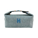 【最大3万円割引クーポン 5/1~】【名東】【HERMES】エルメス ブリッドアブラックPM オ・カレ ハンドバッグ ポーチ ヴェールフォレ レディース【新品】...