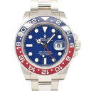 【名古屋】【ROLEX】ロレックス GMTマスターII 116719BLRO ランダム ブルー WG 赤青 自動巻き メンズ 保証書付き 2017年【中古】