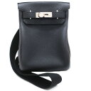 【最大3万円割引クーポン 5/1~】【天白】【HERMES】エルメス ケリー アッカドPM トゴ ブラック シルバー金具 ショルダーバッグ B刻印 2023年製...