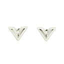【栄】【LOUIS VUITTON】ルイヴィトン M63208 エッセンシャルVピアス シルバー 約2.5g 両耳 アクセ その他 箱【中古】