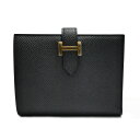 【名東】【HERMES】エルメス ベアンコンパクト 二つ折り財布 ブラック ゴールド金具 ヴォーエプソン ノワール 黒 W刻 メンズ レディース【新品】【未使用...