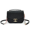 【最大3万円割引クーポン 8/1~】【名東】【CHANEL】シャネル マトラッセ チェーン ショルダー ハンド バッグ A93660 ブラック ゴールド金具 キ...