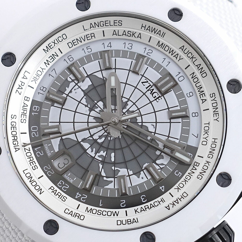 【栄】【ZTAGE】ステージ 腕時計 ハイブリッド オリジナル アークティック 限定300本 220241/SS-NR4201 ホワイトセラミック 自動巻き 男性 メンズ 保証書 2025年 箱【新品同様】【中古】