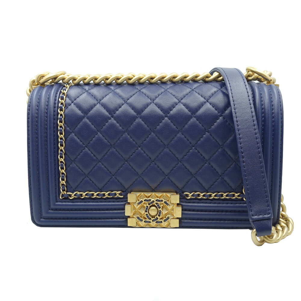 【ネイビーがかっこいい♪】CHANEL ショルダーバッグ 楽天市場】CHANEL ボーイ シャネル(カラーネイビー