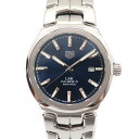 【天白】【TAG HEUER】タグホイヤー リンク キャリバー5 WBC2112.BA0603 ブルー文字盤 自動巻き メンズ 腕時計【中古】