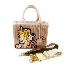 【最大3万円割引クーポン 8/1~】【天白】【PRADA】プラダ トートバッグ MIDOLLINO PATCH ウィッカーカゴバッグ イラスト 1BG835 3...