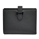 【名東】【HERMES】エルメス ベアンコンパクト 二つ折り財布 モノクローム ソーブラック ヴォーマダム ノワール 黒 W刻 メンズ レディース【新品】【未使...