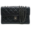 【栄】【CHANEL】シャネル チェーンショルダーバッグ 18番台 マトラッセ ココマーク レザー ラムスキン ブラック シルバー金具 レディース 女性 保存用布袋 保証書【中古】(4)