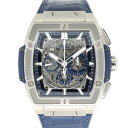 【栄】【HUBLOT】ウブロ スピリットオブビックバン 601.NX.7170.LR 腕時計 スケルトン ネイビー チタン セラミック ラバー 自動巻き メンズ【中古】