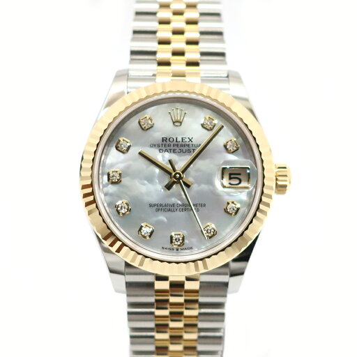 【天白】【ROLEX】ロレックス デイトジャスト31 278273NG DJ31 10PD ホワイトシェル文字盤 SS×YG 25年保 自動巻 ボーイズ 腕時計【新品】【未使用】【中古】 【天白】【ROLEX】ロレックス デイトジャスト31 278273NG DJ31 10PD ホワイトシェル文字盤 SS×YG 25年保 自動巻 ボーイズ 腕時計【新品】【未使用】【中古】