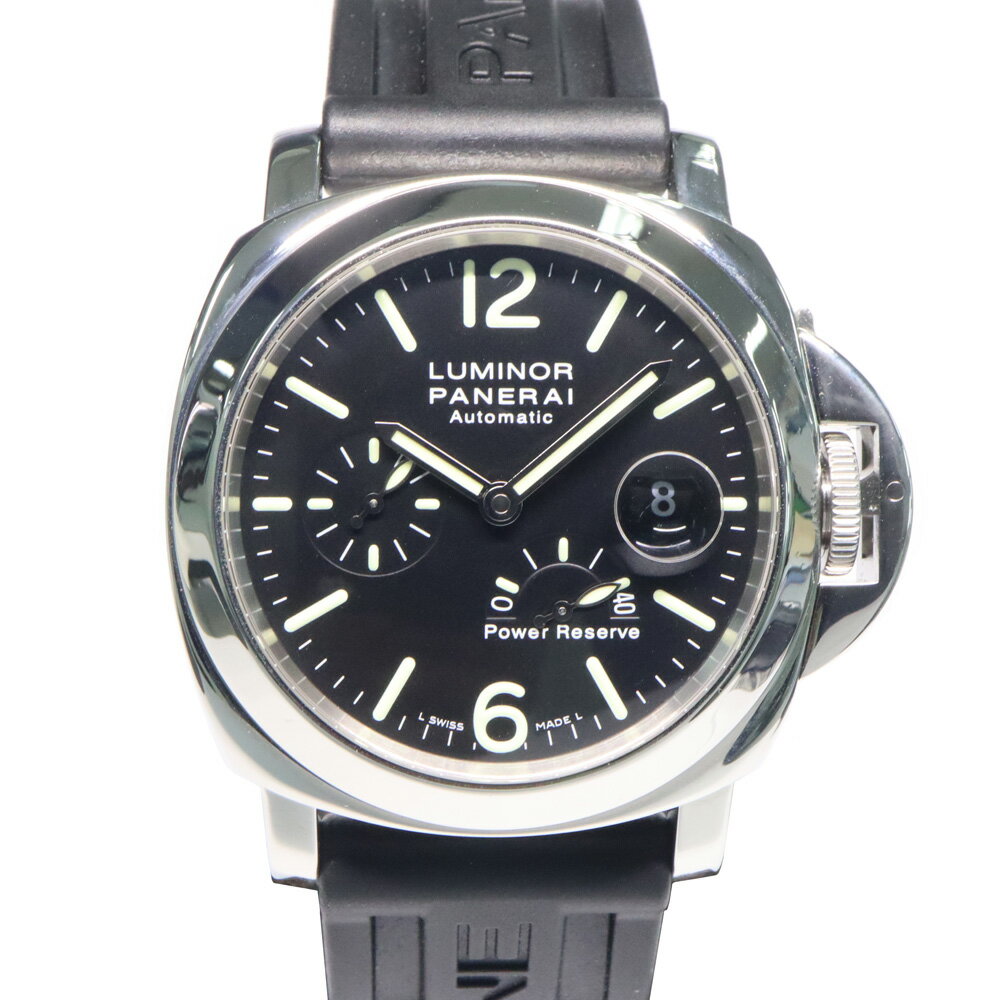 【名古屋】【PANERAI】パネライ ルミノール パワーリザーブ 44MM PAM00900 I番 ブラック SS ラバー 自動巻 メンズ腕時計 男【中古】