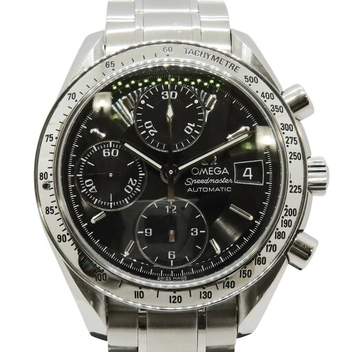 【天白】【OMEGA】オメガ スピードマスター デイト 3513.50 SS クロノグラフ ブラック 自動巻き メンズ 腕時計 保証書付き【中古】 【天白】【OMEGA】オメガ スピードマスター デイト 3513.50 SS クロノグラフ ブラック 自動巻き メンズ 腕時計 保証書付き【中古】