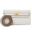 【天白】【HERMES】エルメス ケリートゥーゴー B刻印 長財布 ポーチ エプソン グリペール ゴールド金具 2023年 レザー レディース【未使用】【中古】