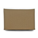 【最大3万円割引クーポン 8/1~】【栄】【HERMES】エルメス 044164CK カルヴィ カードケース 財布 名刺入れ エトゥープ ベージュ系 グレー系 ...