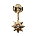【名東】【CHRISTIAN DIOR】ディオール エトワール デ ヴァン シングル ピアス JRDV95260 K18PG ダイヤ0.04ct アクセサリー ...