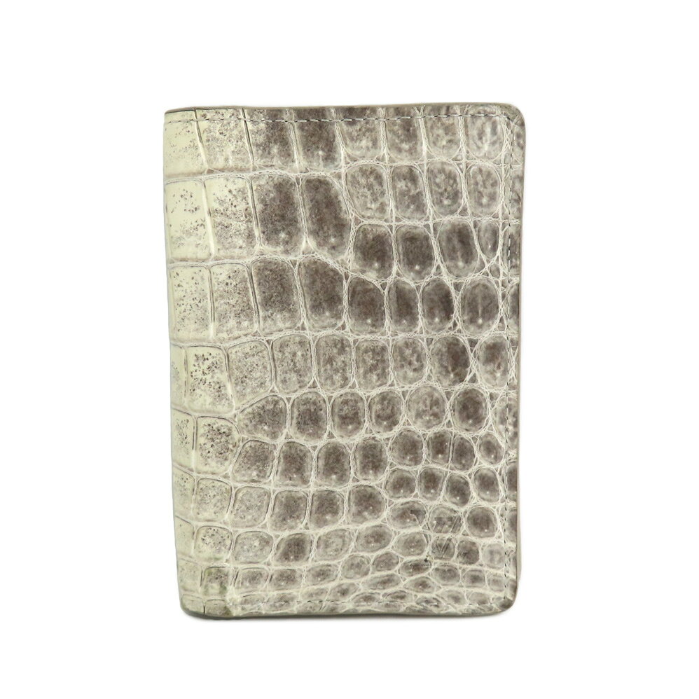【名古屋】【LOUIS VUITTON】ルイヴィトン サハラ オーガナイザー ドゥ ポッシュ N99835 エキゾチックレザー クロコダイル ホワイト×グレー ...