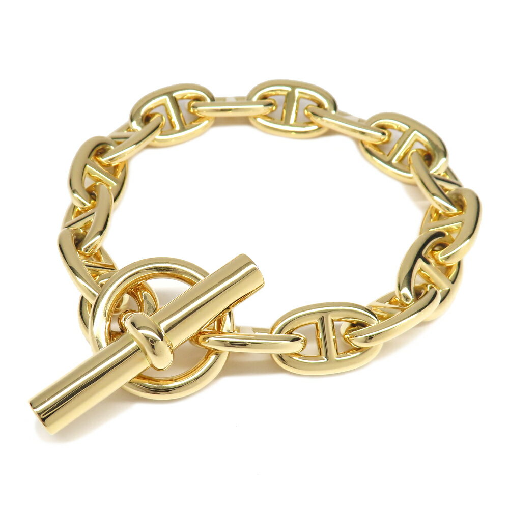 【名古屋】【HERMES】エルメス ブレスレット シェーヌダンクルMM 15コマ 750YG イエローゴールド 15リンク 2023年製造 アクセサリー ジュエリー ユニセックス【新品】【未使用】【中古】