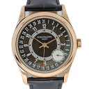 【最大4万円割引クーポン 9/12~】【栄】【PATEK PHILIPPE】パテックフィリップ カラトラバ 6000R-001 ブラウン 750 K18PG ピンクゴールド 革ベルト 自動巻き メンズ【中古】