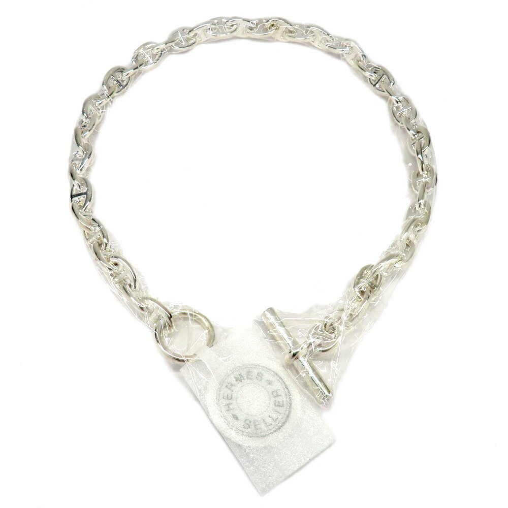 【名古屋】【HERMES】エルメス ネックレス シェーヌダンクルPM 43コマ Ag925 SV925 シルバー 2022年製造 アクセサリー ジュエリー ユニセックス【新品】【未使用】【中古】