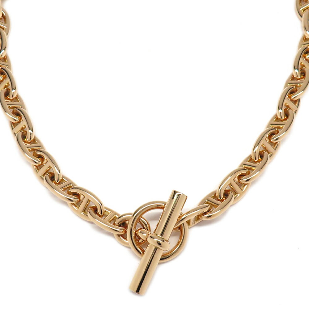 【名古屋】【HERMES】エルメス ネックレス シェーヌダンクルPM 43コマ 43リンク チェーン K18PG 750PG ピンクゴールド 金無垢 2024年...
