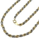 【最大3万円割引クーポン 10/1~】【栄】【JEWELRY】ジュエリー ネックレス ロープチェーン 約81cm コンビデザイン K18YG Pt850 イエローゴールド プラチナ 男性 メンズ 女性 レディース 約28.9g 超音波洗浄済 アクセサリー 本体のみ【中古】